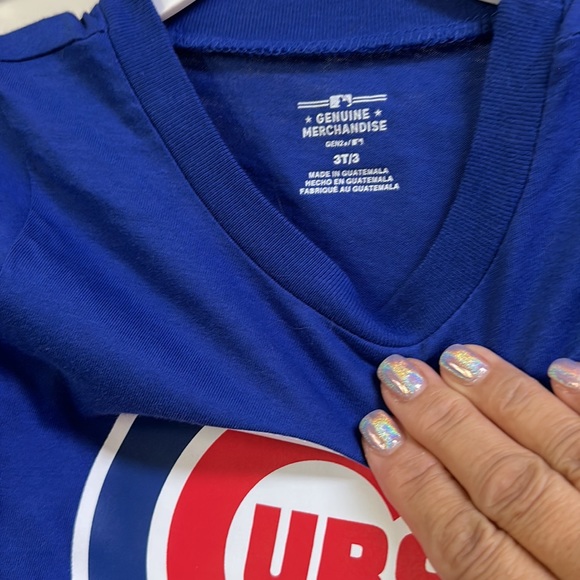 Chicago Cubs kids T shirt size 3T Toddlers royal blue MLB Official licensed NWT - Picture 6 of 7